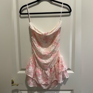 PINK Victoria's Secret Pink Floral Mini Dress